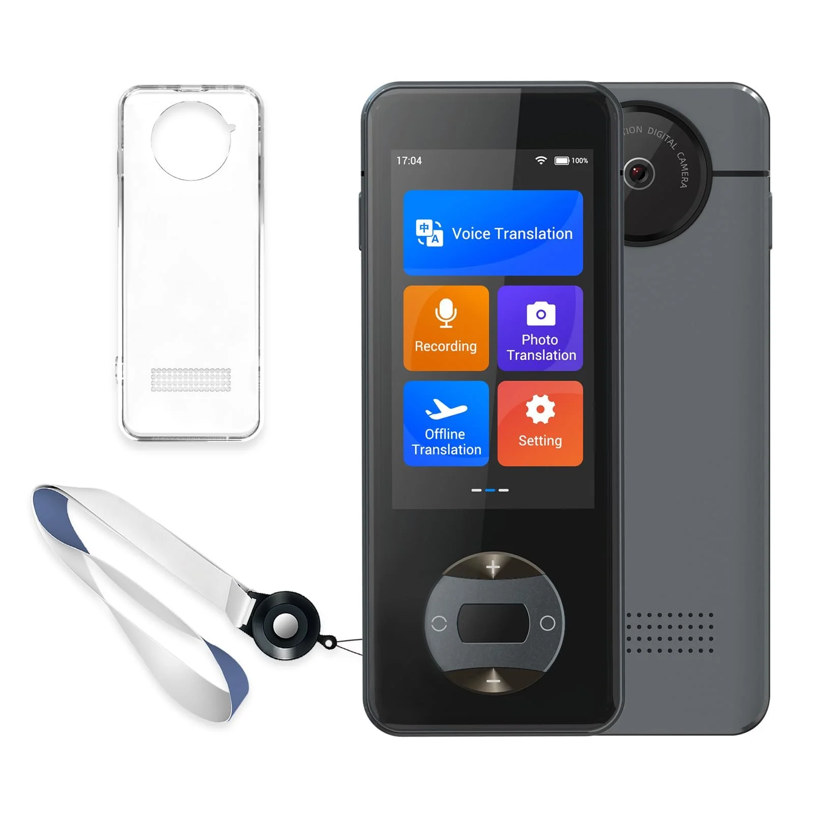 Пристрій голосового перекладу AI Anfier W10S Сірий, фото №1 Пристрій голосового перекладу AI Anfier W10S Сірий, фото №1