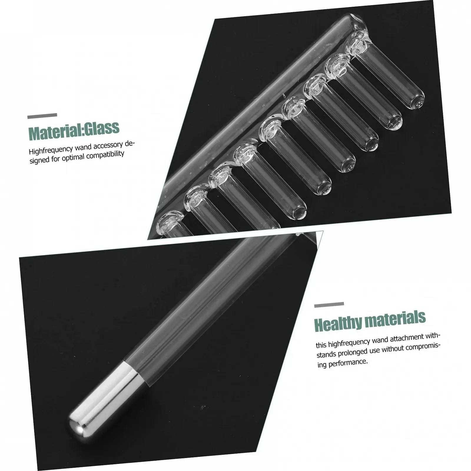 Гребінець PartyKindom 2 шт. Високочастотний, Апарат для обличчя, фото №3