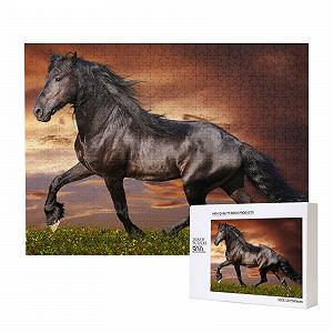 Пазл деревянный Horse Running in the Meadow 500 деталей 38 х 52 см - Фото 1