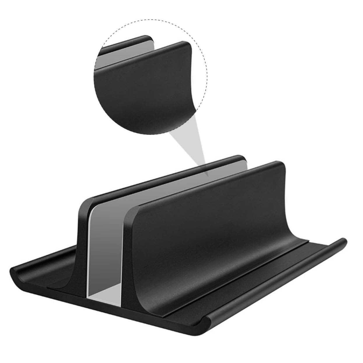 Подставка для ноутбука Sewroro Алюминиевый сплав Вертикальная Охлаждающая Подставка Настольная Радиаторная Подставка для Ноутбука для Эффективного Отвода Тепла и Экономии Пространства, фото №7