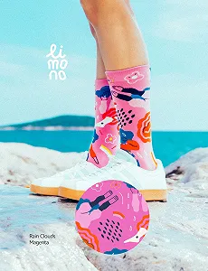 Шкарпетки Унісекс Rain Clouds Organic Cotton Різнокольорові synthetic.ua - Фото 1