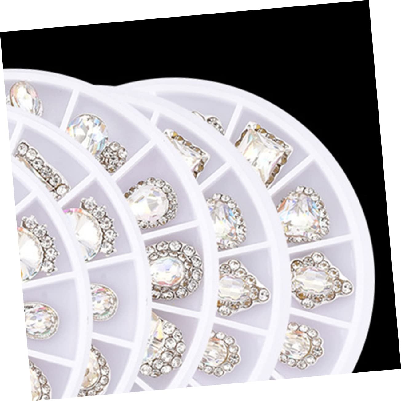 Блискучі кристали Healeved, стрази для дизайну манікюру, для натуральних та штучних нігтів, фото №2