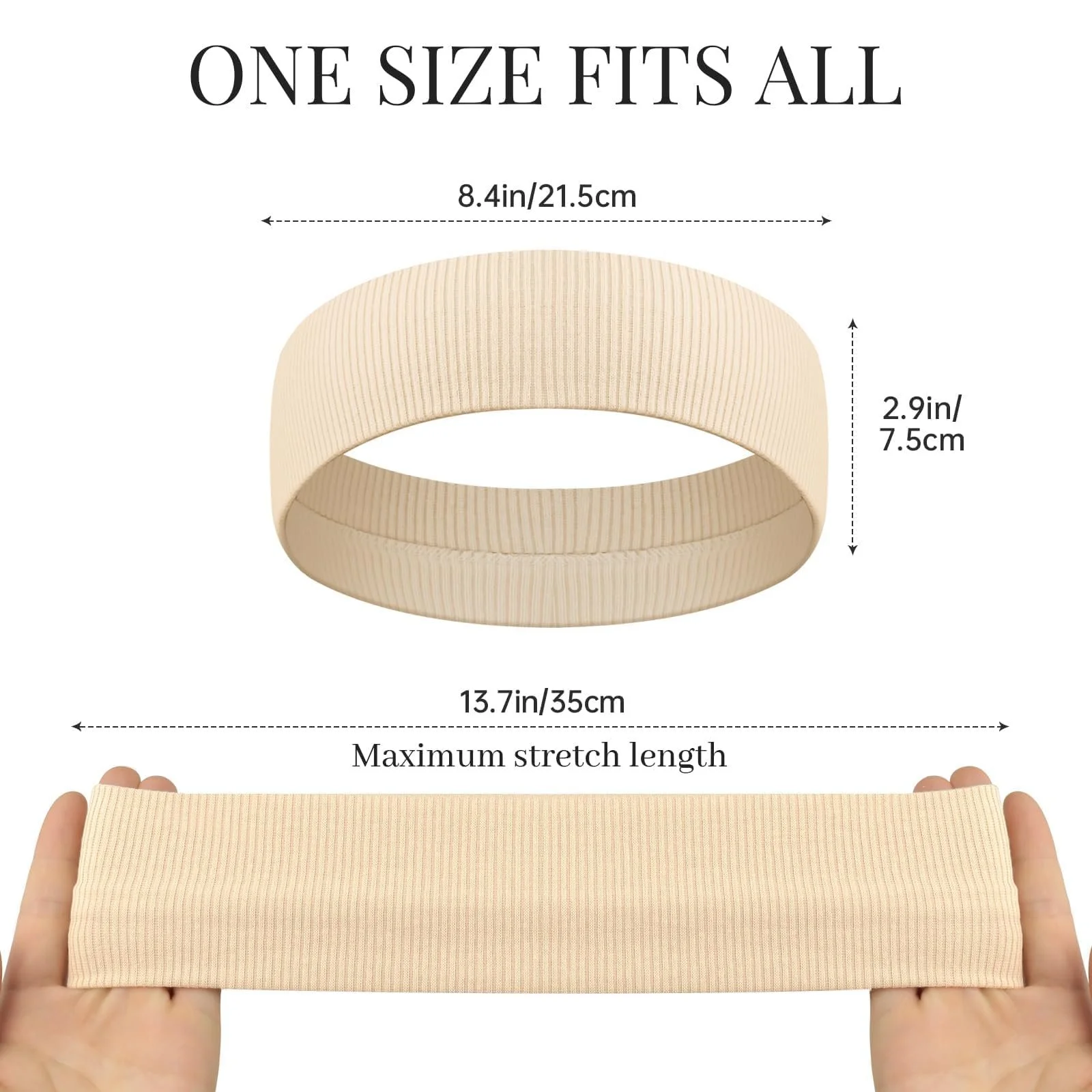 Пов'язка на голову Бавовняна Спортивна 3 штуки, фото №7 Пов'язка на голову Бавовняна Спортивна 3 штуки, фото №7