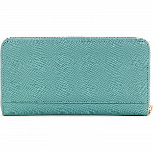 Гаманець GUESS Laurel SLG Cheque Organiser Бірюзовий synthetic.ua - Фото 1