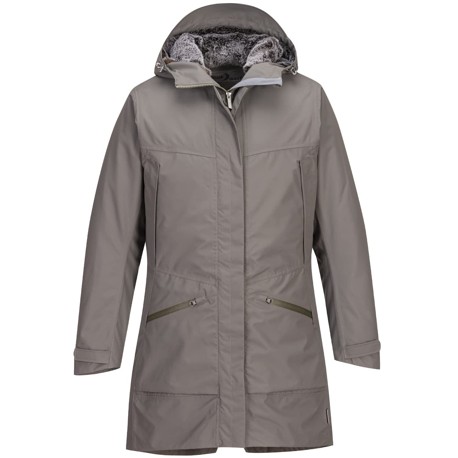 Женская функциональная парка Blue Wave Katinka с капюшоном на искусственном меху, фото №1 Женская функциональная парка Blue Wave Katinka с капюшоном на искусственном меху, фото №1