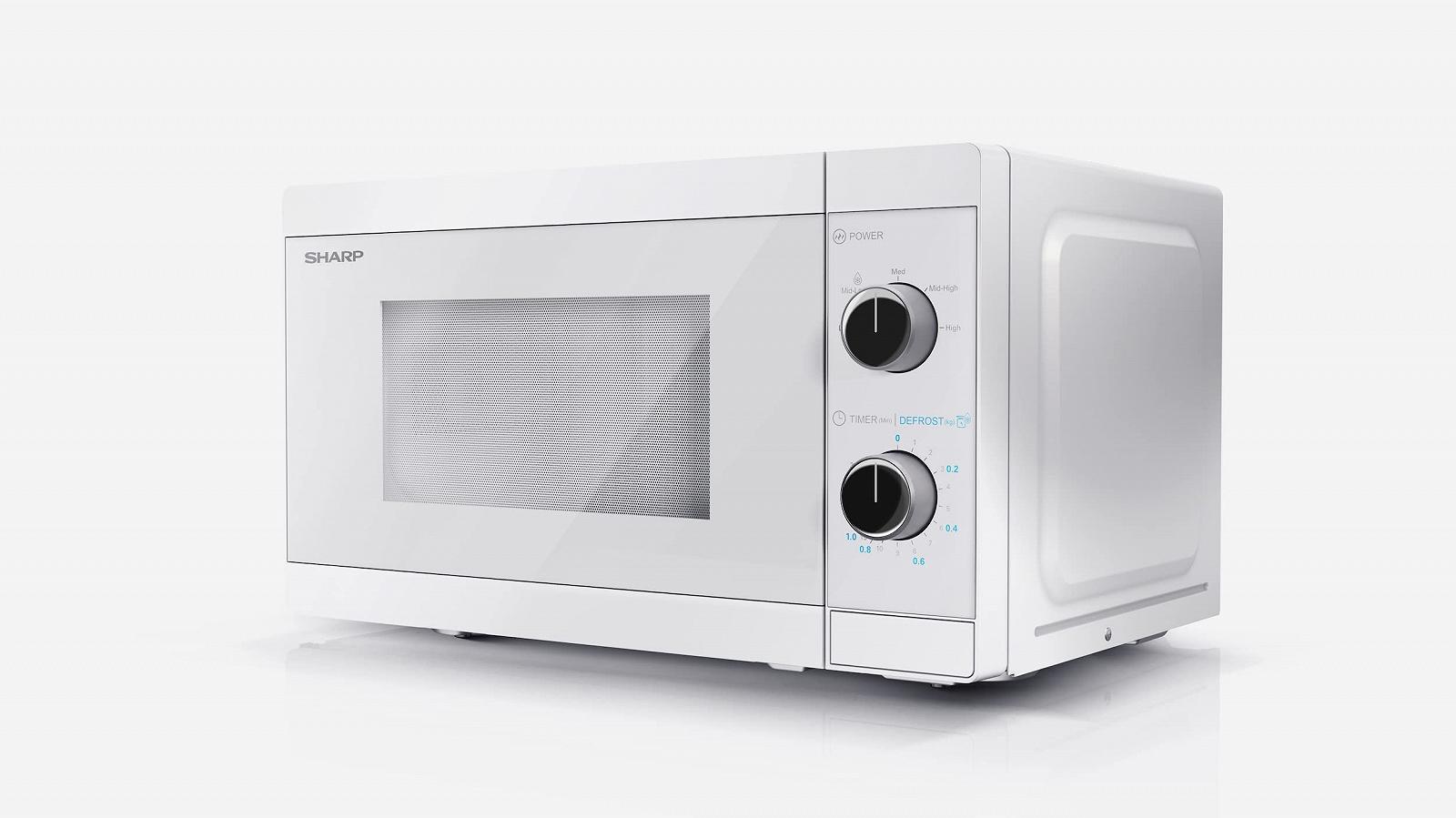 Мікрохвильова піч Sharp YC-MS01E-C 20 л 800 Вт Crystal White, фото №6 Мікрохвильова піч Sharp YC-MS01E-C 20 л 800 Вт Crystal White, фото №6