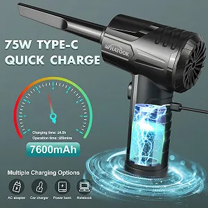 Электрический очиститель воздуха 3-скоростной 100,000 RPM 7600 mAh Набор synthetic.ua - Фото 1