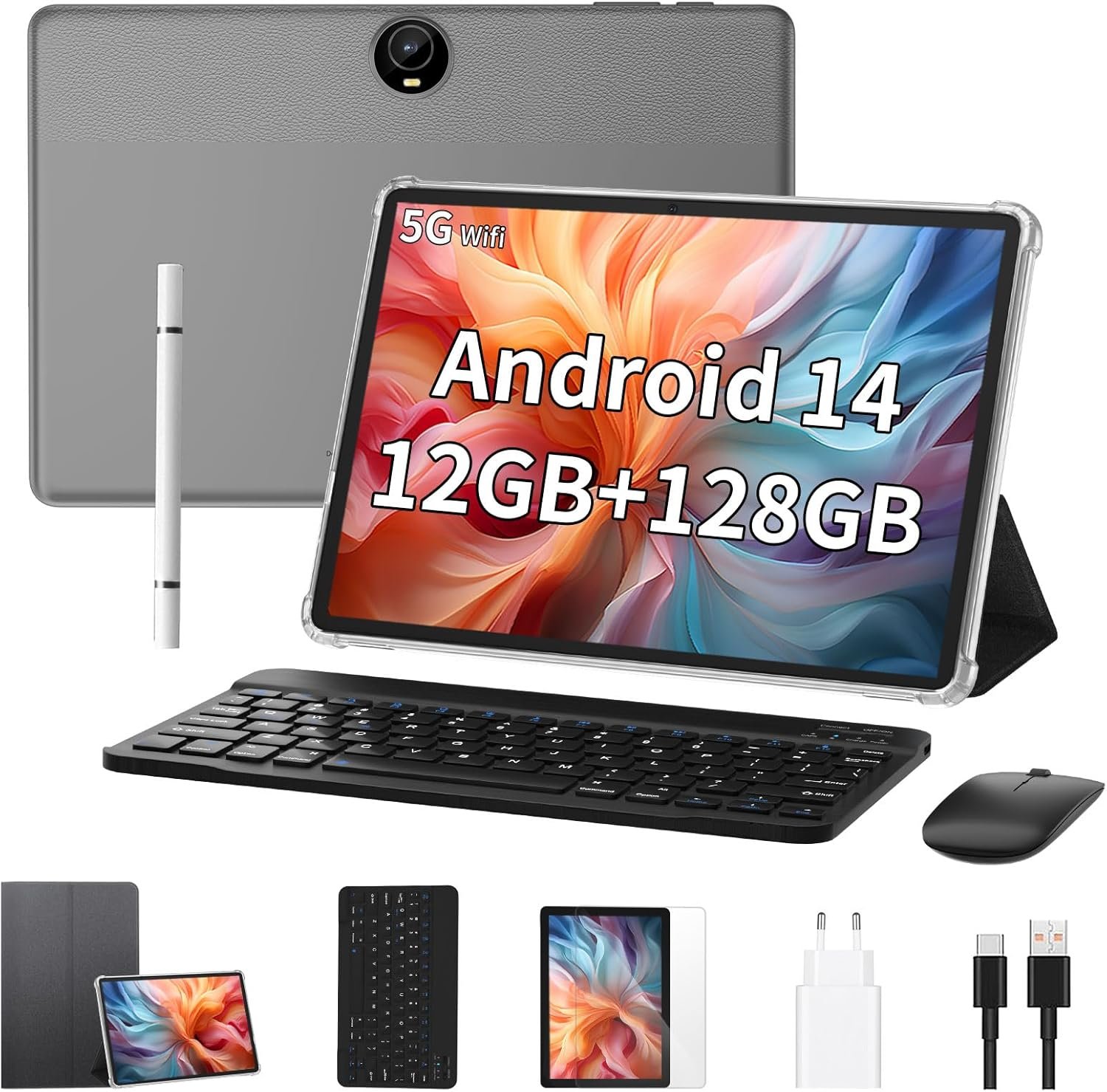 Планшет 11" ECOPAD C5 ROW-H (6+6)/128Gb 8 ядер Android 14 8000 mAh Сірий, фото №1 Планшет 11" ECOPAD C5 ROW-H (6+6)/128Gb 8 ядер Android 14 8000 mAh Сірий, фото №1