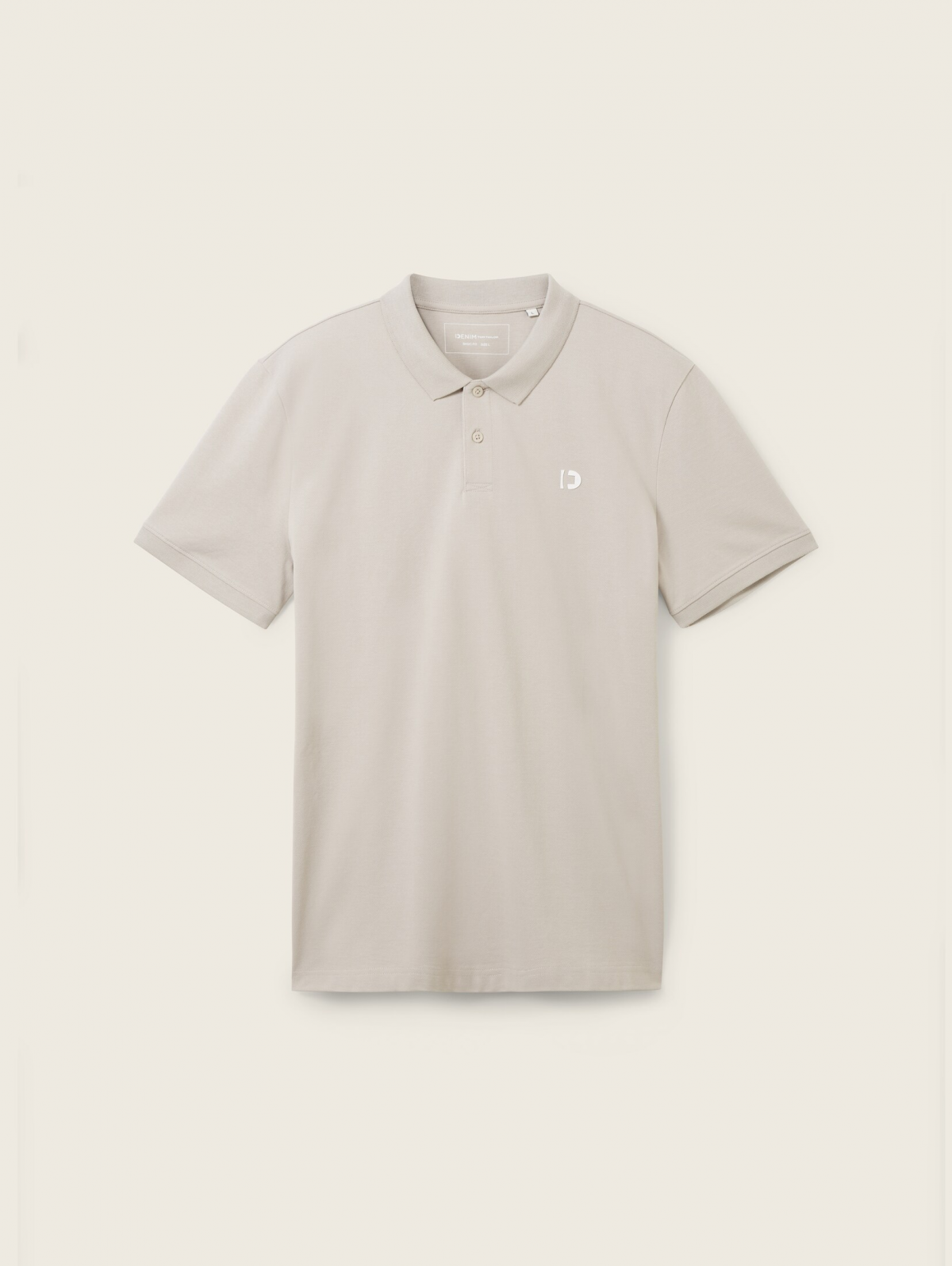 Поло mit Logo Print 1041184-11754 Tom Tailor Бежевий 2XL, фото №5