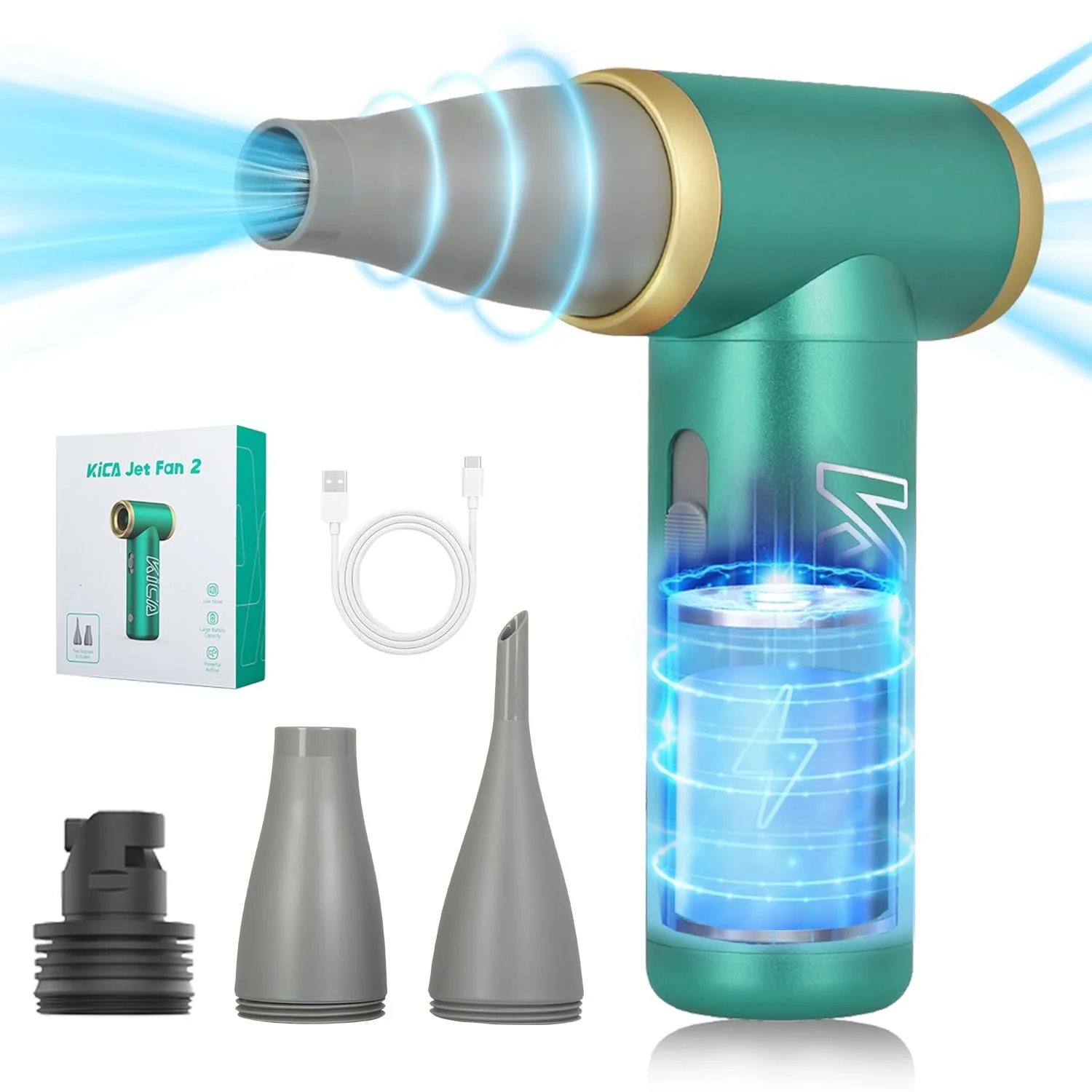 Аккумуляторная воздуходувка Kica JetFan 2 101000 RPM, фото №1