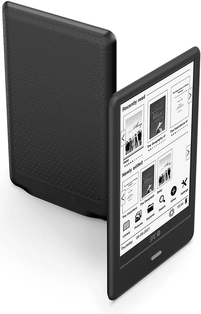 Електронна книга 6" SPC Dickens Light Pro 5614N / 8ГБ / Linux / SD слот / E-Ink екран (1024x758) / Налаштовувана яскравість / Чорний, фото №4 Електронна книга 6" SPC Dickens Light Pro 5614N / 8ГБ / Linux / SD слот / E-Ink екран (1024x758) / Налаштовувана яскравість / Чорний, фото №4