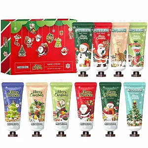 Набор Кремов для Рук 10 шт Рождественский Набор, Зимний Мини-Крем для Рук и Подарочная Коробка - Фото 1