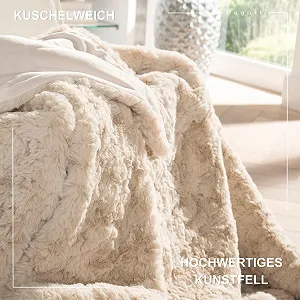 Покривало зі штучного хутра bugatti 150 x 200 см synthetic.ua - Фото 1