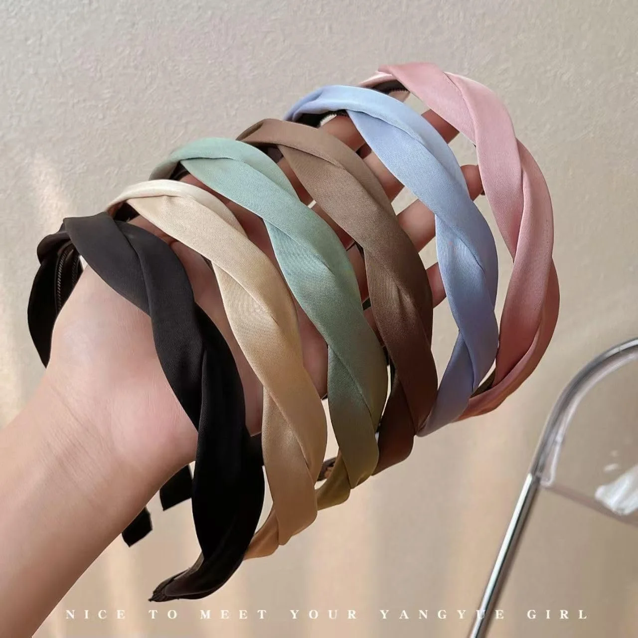 Обруч WANYI Элегантный плетеный, фото №2