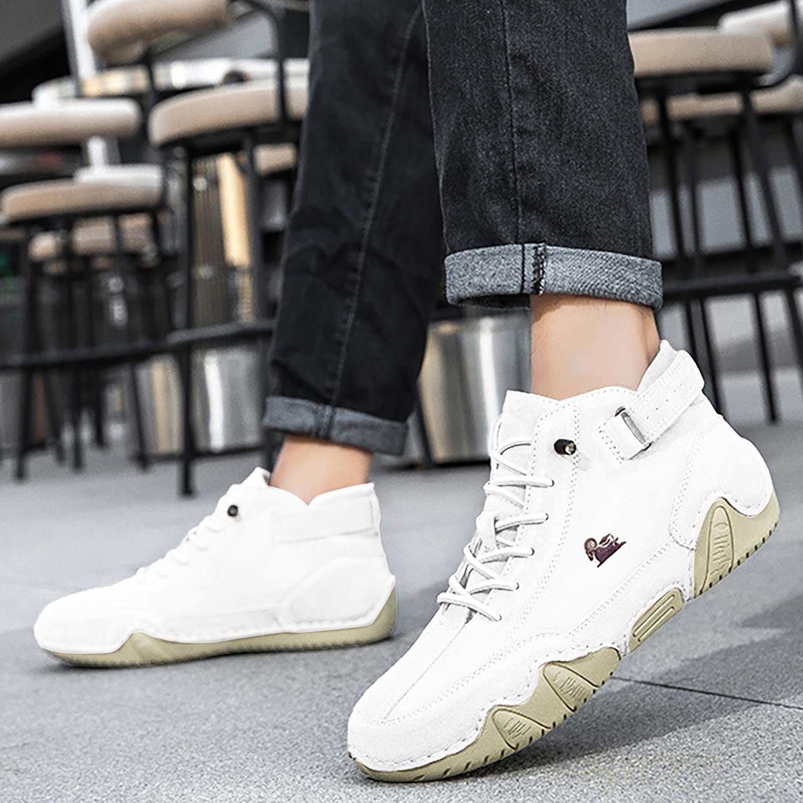 Ботинки Lvnsdknerse мужские и женские, кожаные, высокие, альпака, ковбойские, итальянские, водонепроницаемые, для тренировок, для лодки, с пальцами, унисекс, размеры, фото №2