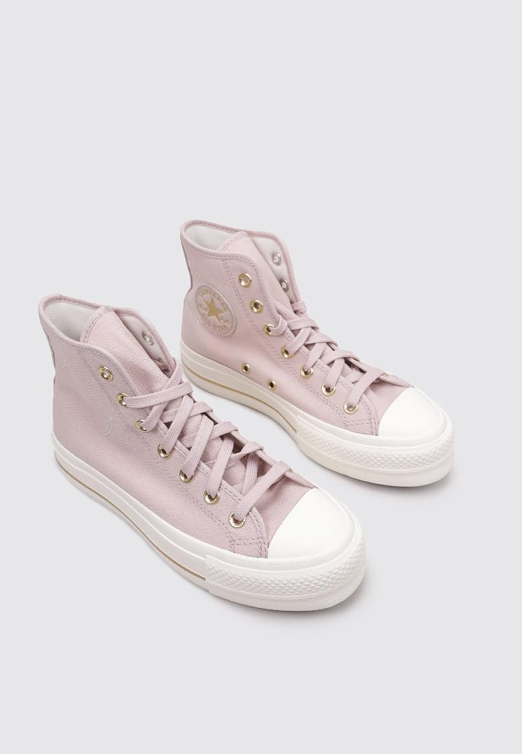 Кеды Converse All Star Lift Серый/Бежевый/Золотой, фото №3