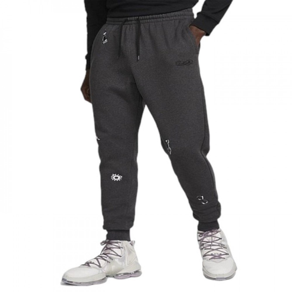 Штаны Nike LeBron James Sweatpants Шахматный узор L Серый, фото №1