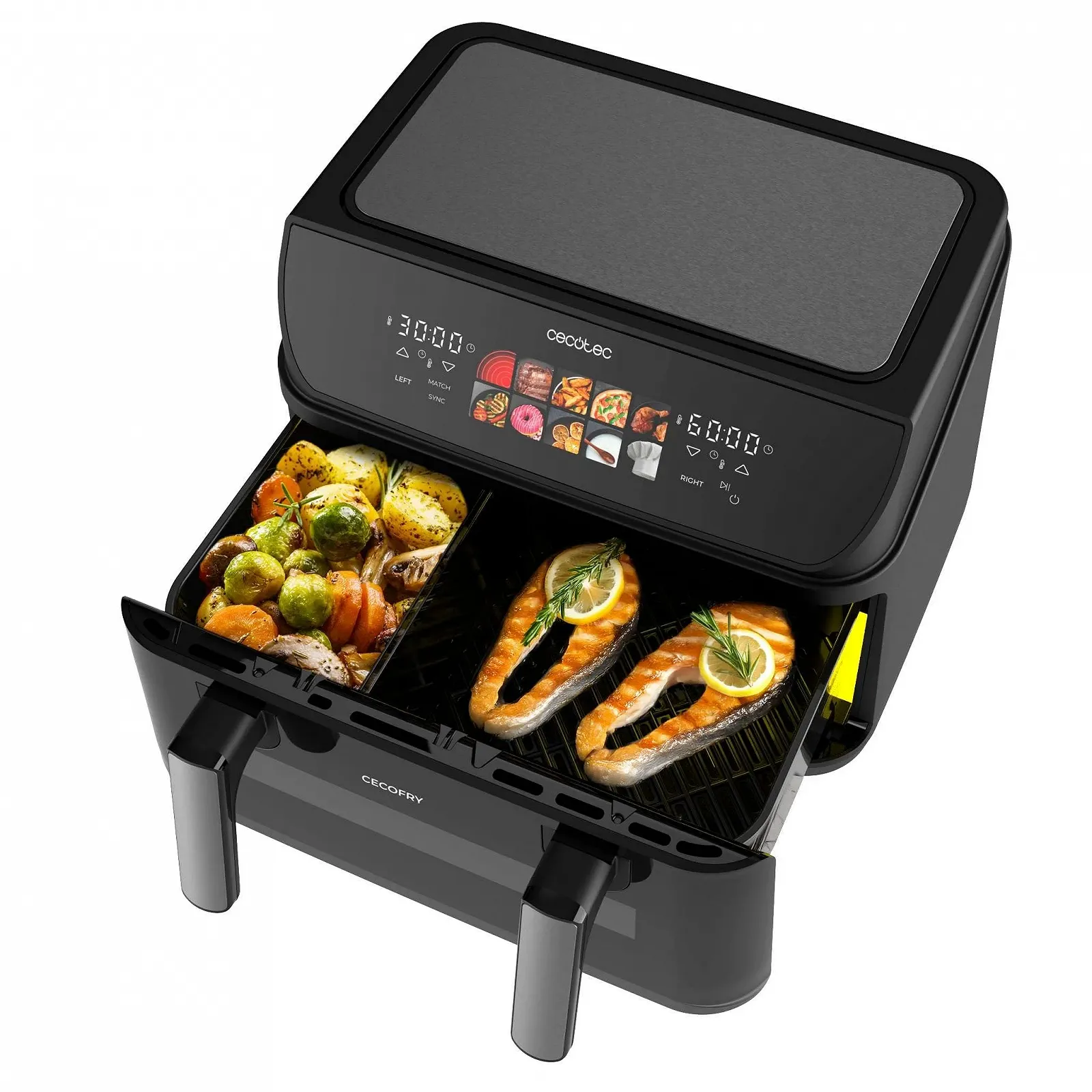 Мультипечь Cecotec Cecofry & Grill Duoheat 10000 10л Grill 2800Вт 40-200°C 10 программ, фото №2 Мультипечь Cecotec Cecofry & Grill Duoheat 10000 10л Grill 2800Вт 40-200°C 10 программ, фото №2