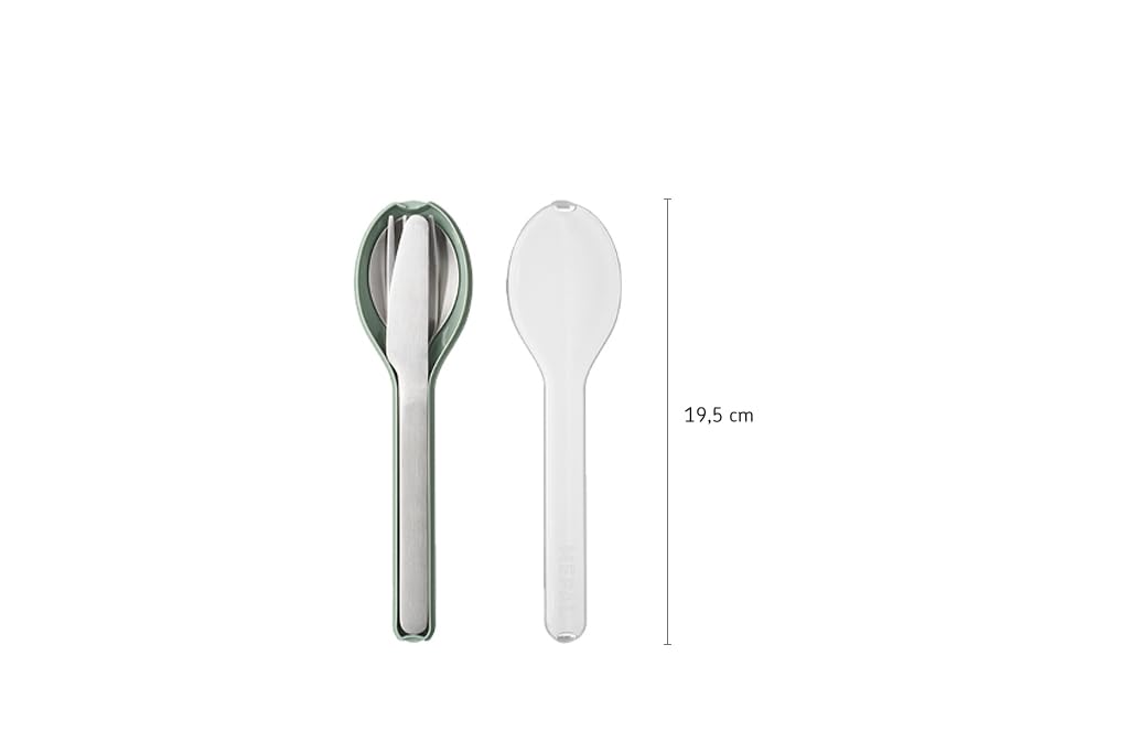 Набор столовых приборов Mepal Ellipse To Go металлические, фото №6