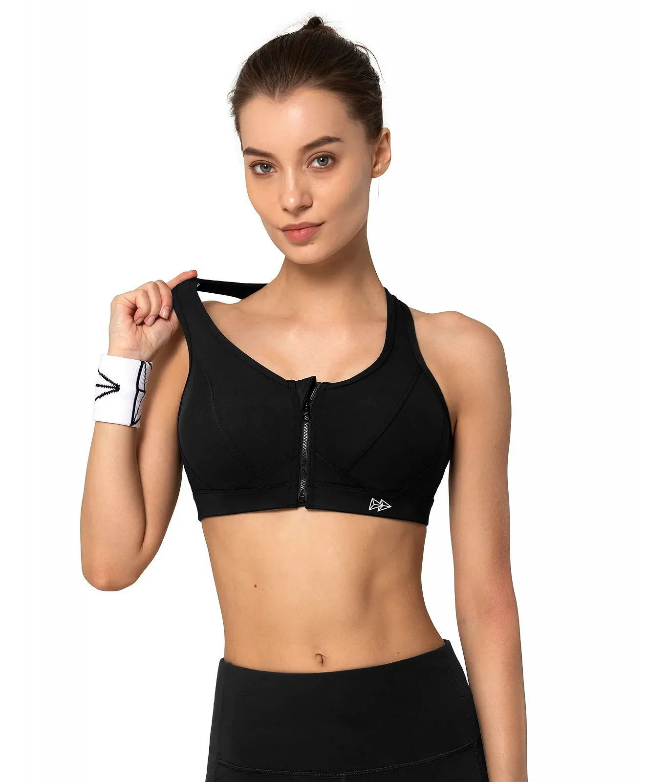 Спортивный бюстгальтер Yvette Strong Hold Front Closure Large Size Mesh Racer Back для бега, джоггинга, верховой езды, фото №7 Спортивный бюстгальтер Yvette Strong Hold Front Closure Large Size Mesh Racer Back для бега, джоггинга, верховой езды, фото №7