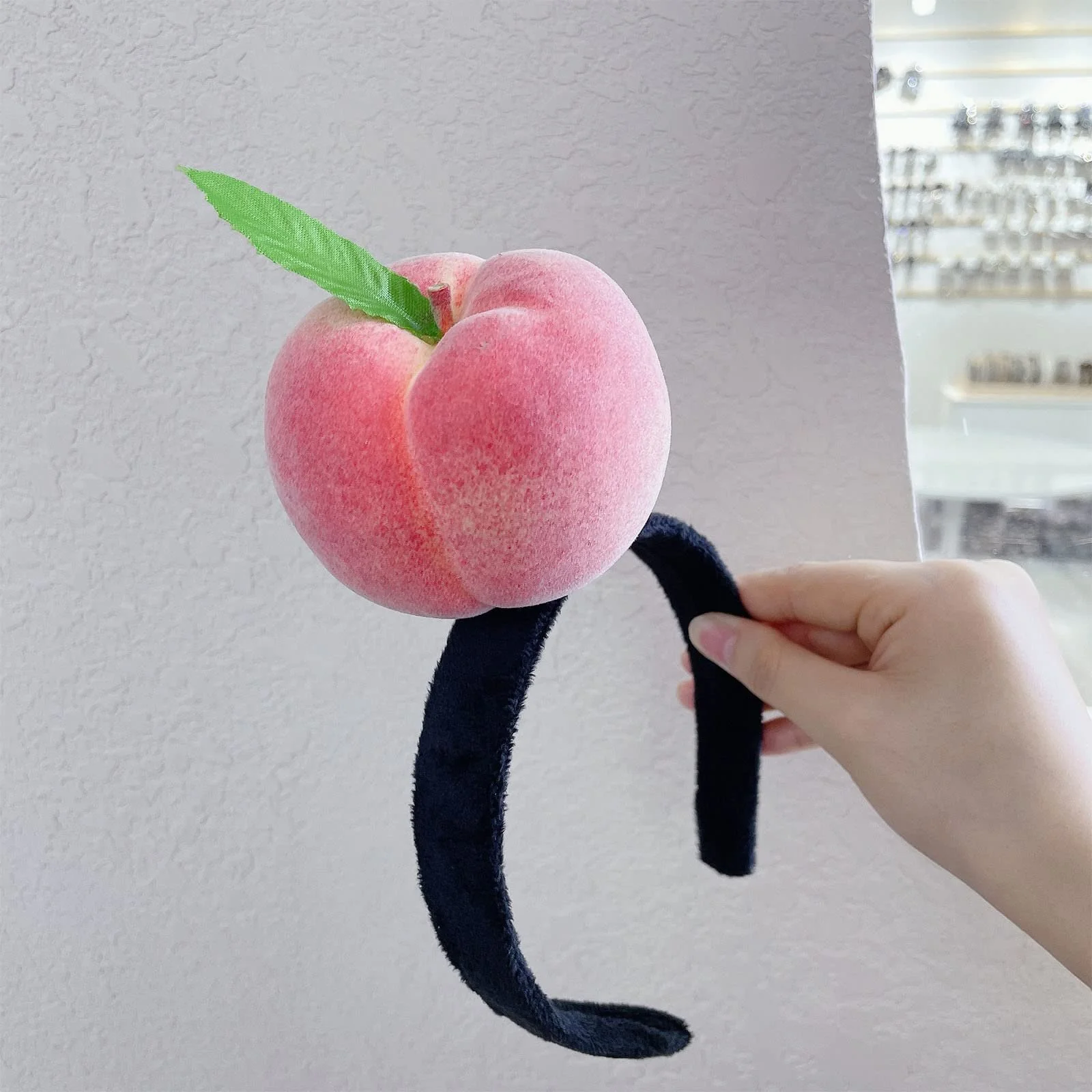 Обруч для волосся Мультяшні фрукти та овочі Морква, фото №7