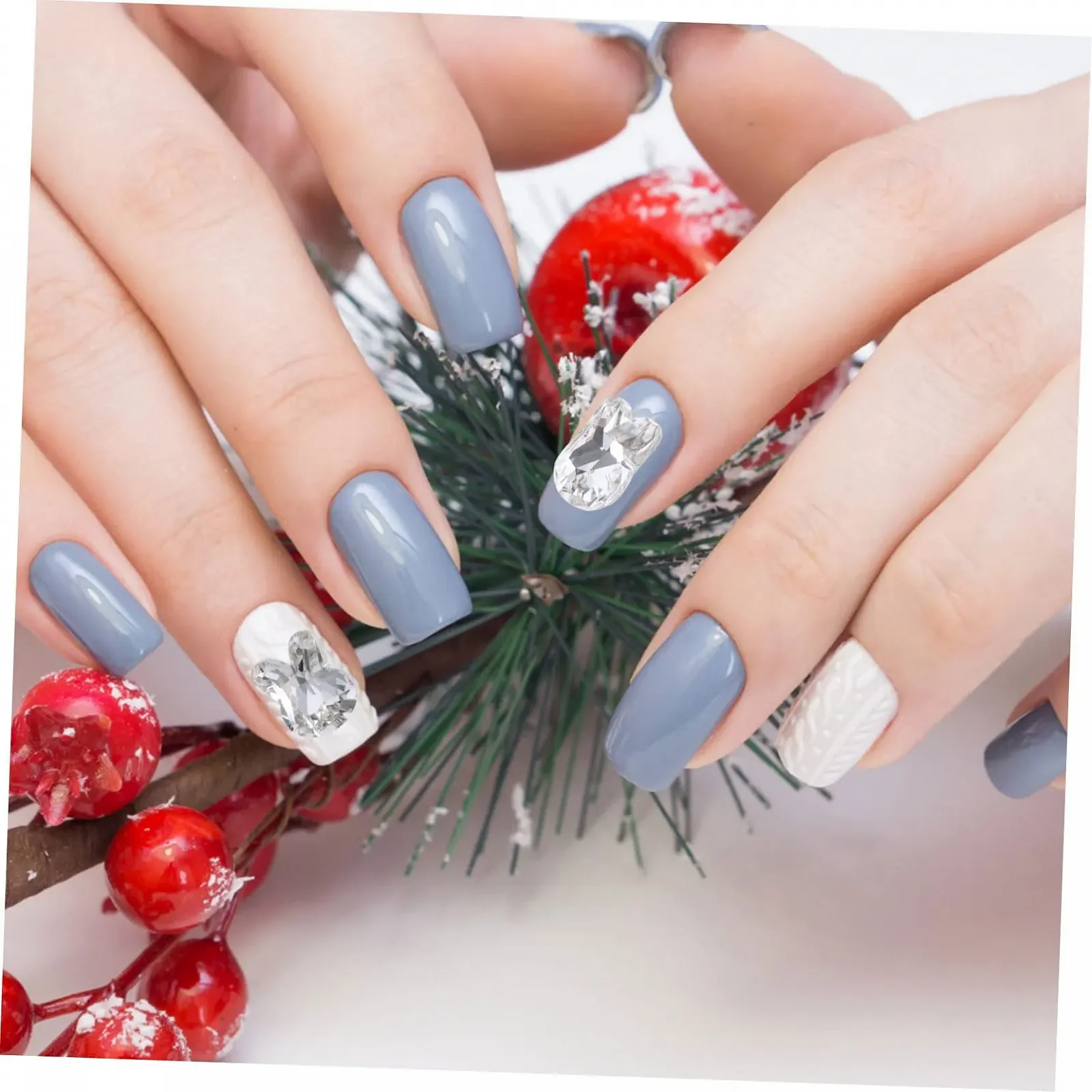 Прикраси для нігтів Кролик 60 шт, кристали, діаманти, фото №6 Прикраси для нігтів Кролик 60 шт, кристали, діаманти, фото №6