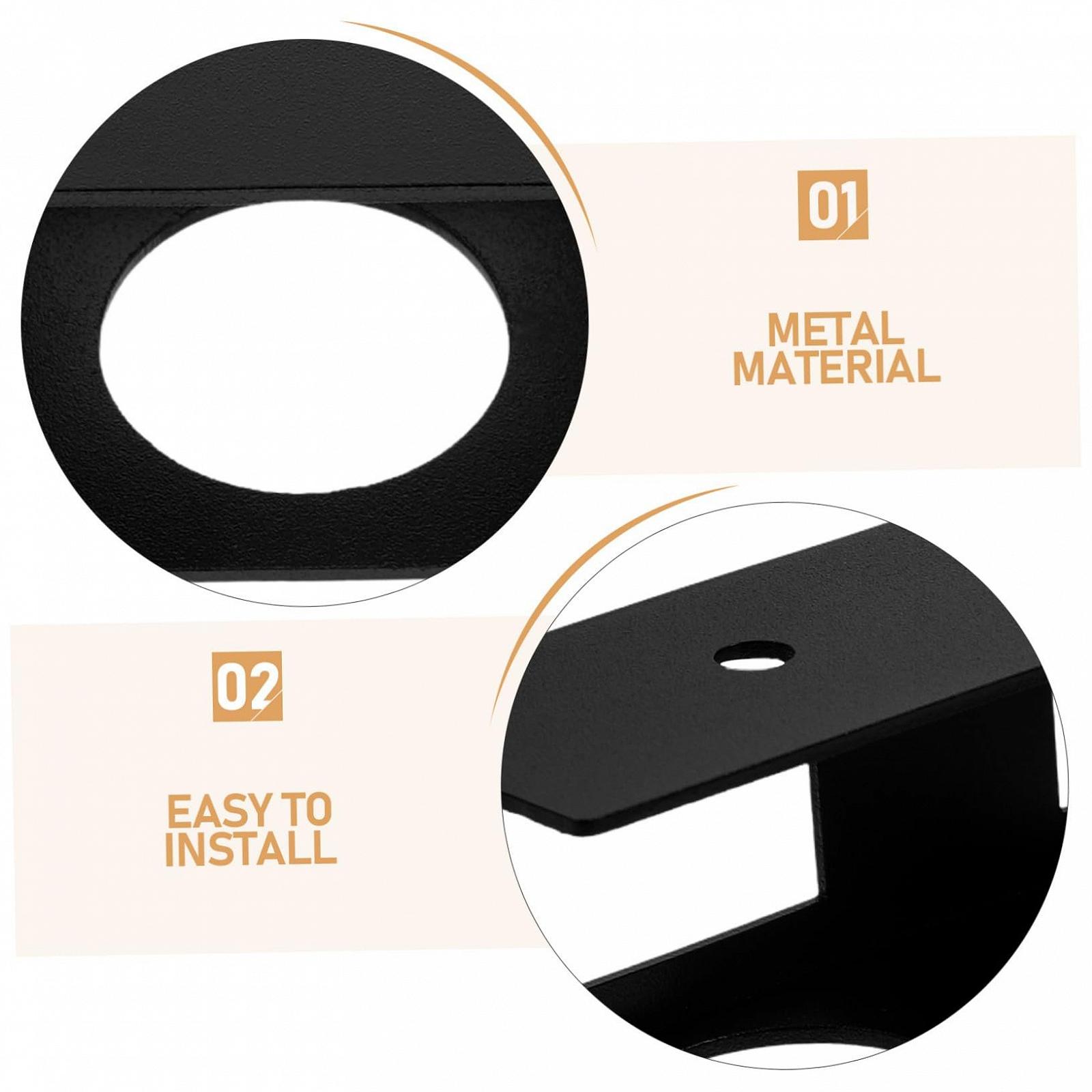 Подставка для ноутбука металлическая, черная, 3 шт, фото №8