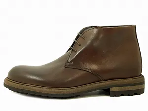 Черевики Osvaldo Pericoli Boomerang TO77 Коричнева Полірована Шкіра - Фото 1