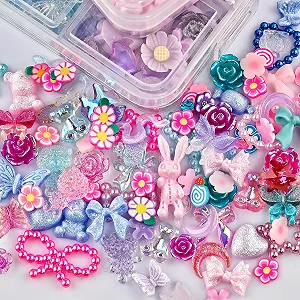 Набір для нігтів 3D Метелик Троянда Квітка Бант Кролик Ведмідь 2050 шт. synthetic.ua - Фото 1