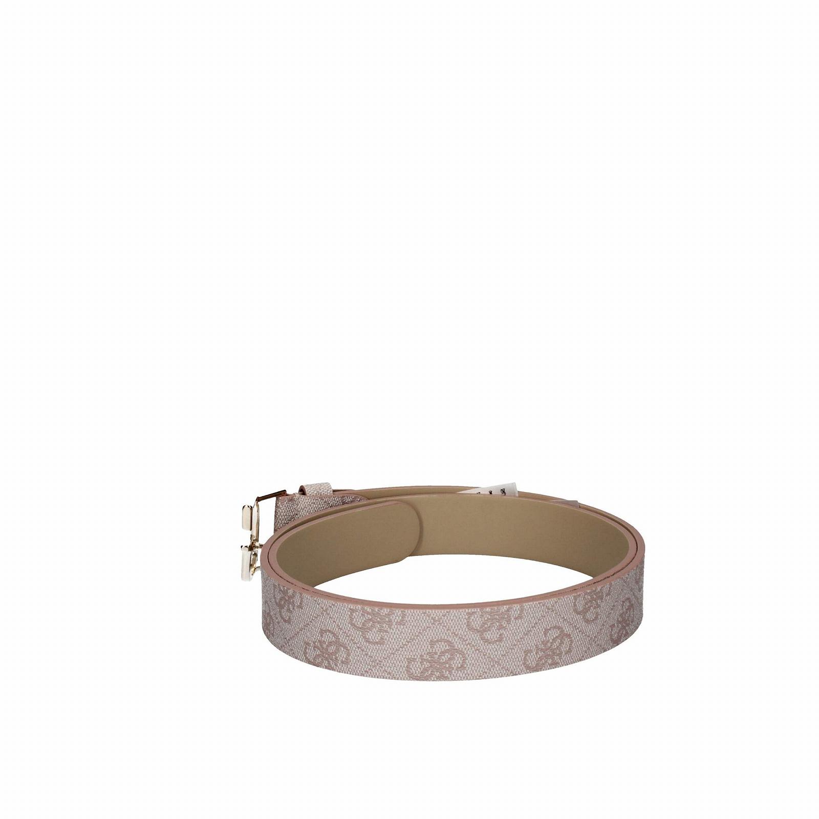 Ремінь для штанів GUESS Vikky Регульований W95 Blush Logo - Можна вкоротити, рожевий логотип, фото №3