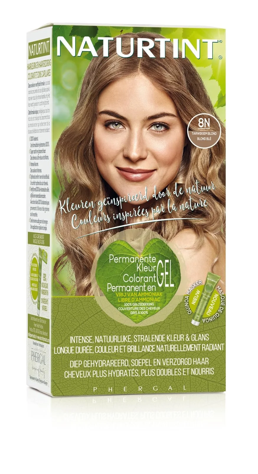 Краска для волос Naturtint 8N Пшеничный Блондин, фото №1 Краска для волос Naturtint 8N Пшеничный Блондин, фото №1