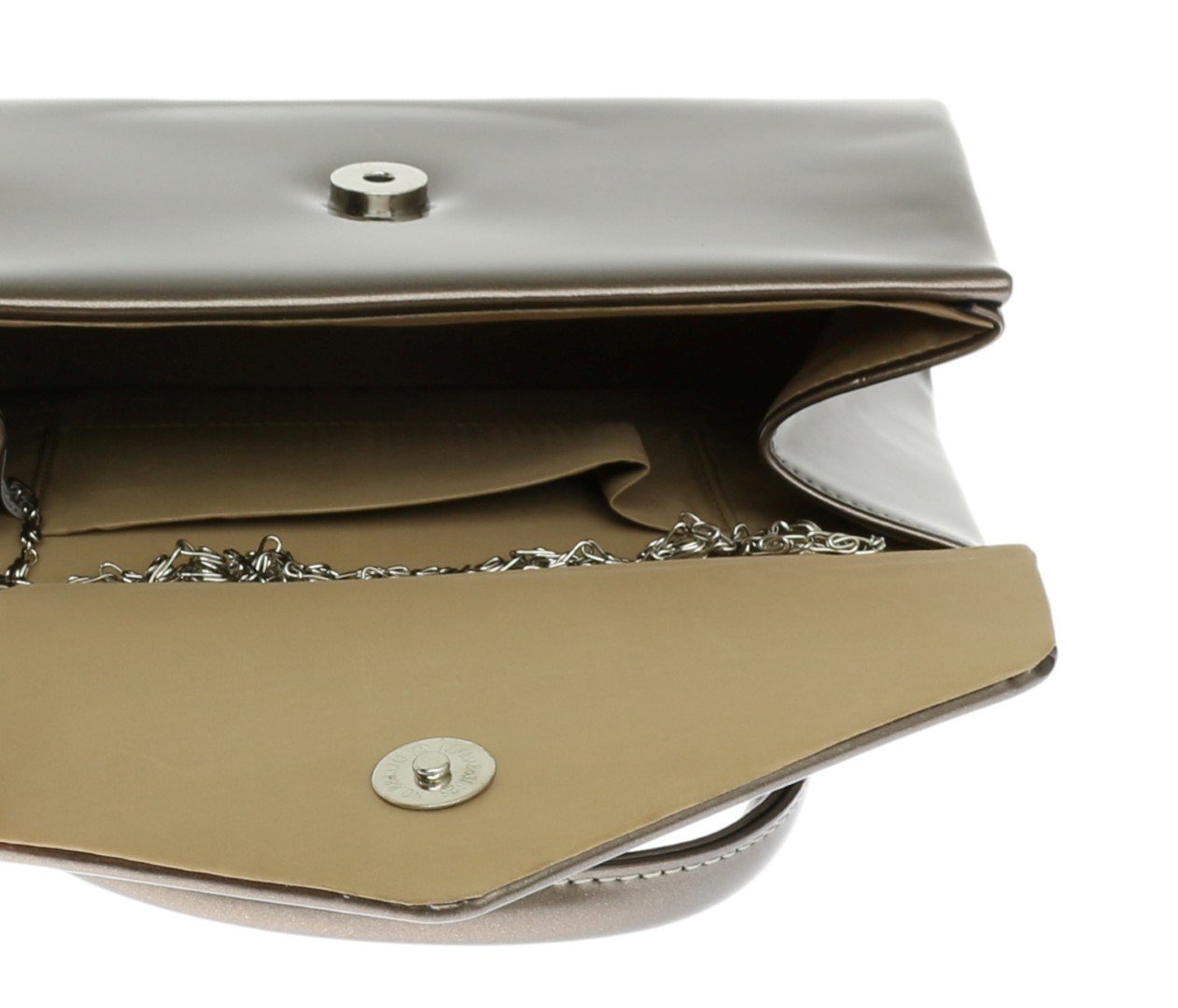 Клатч Girly Handbags лакований, жіночий, маленький жорсткий, фото №4