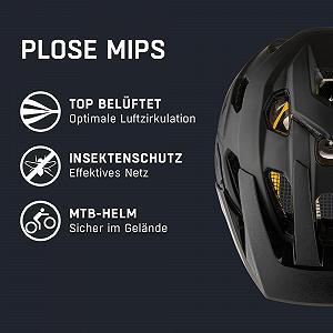 Шолом ALPINA Plose MIPS, для ендуро та MTB велосипедів, з антибактеріальною підкладкою, для дорослих, оптимальний захист synthetic.ua - Фото 1