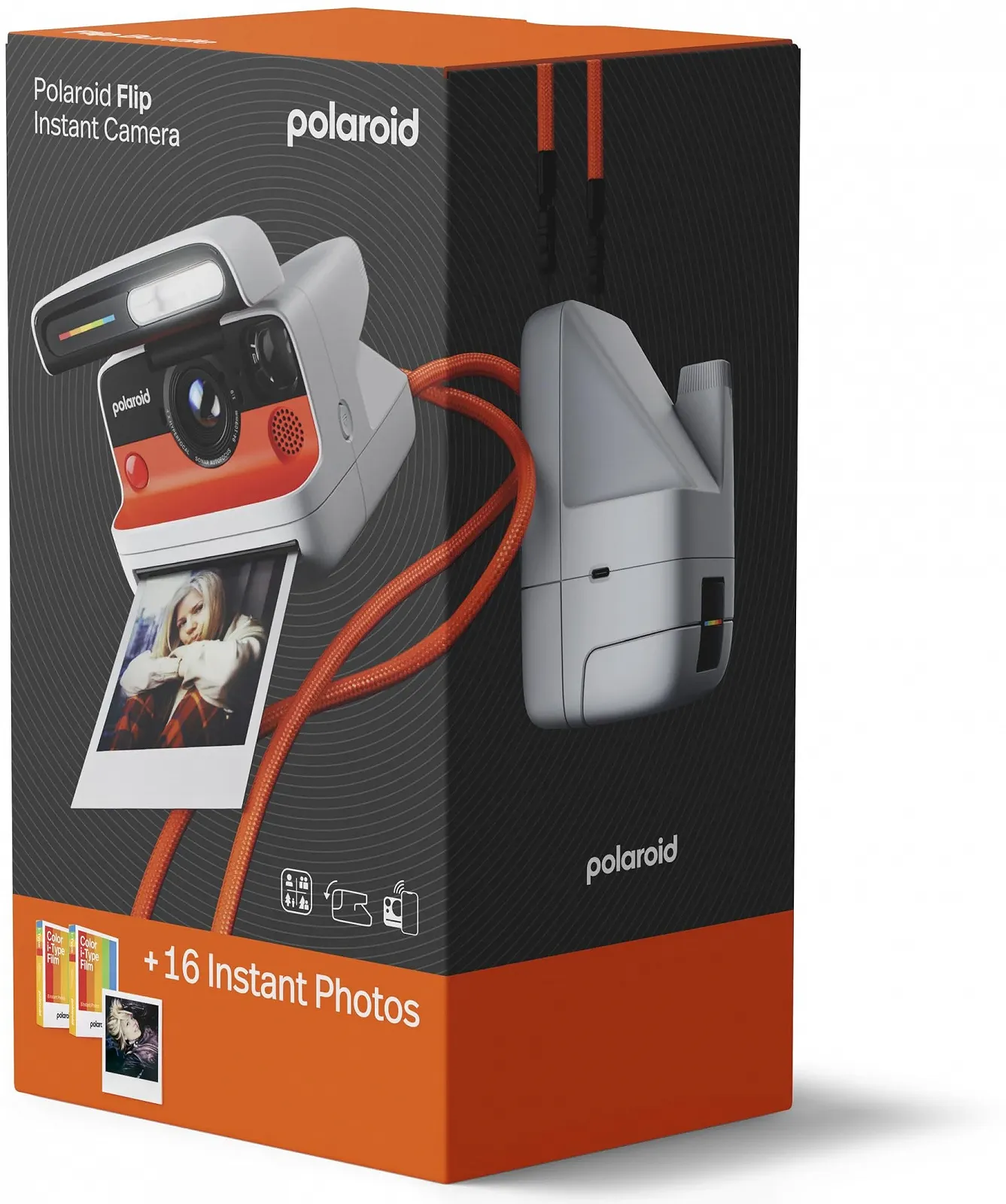 Фотокамера мгновенной печати Polaroid Everything Box Flip White + Пленка (16 фото), фото №9 Фотокамера мгновенной печати Polaroid Everything Box Flip White + Пленка (16 фото), фото №9