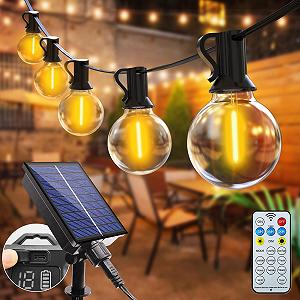 Гирлянда btfarm G40 15 LED 13 м, солнечная - Фото 1