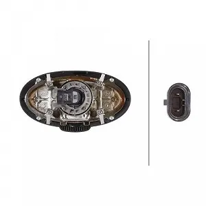 Рабочая фара HELLA 1GB 996 186-061 для JOHN DEERE synthetic.ua - Фото 1