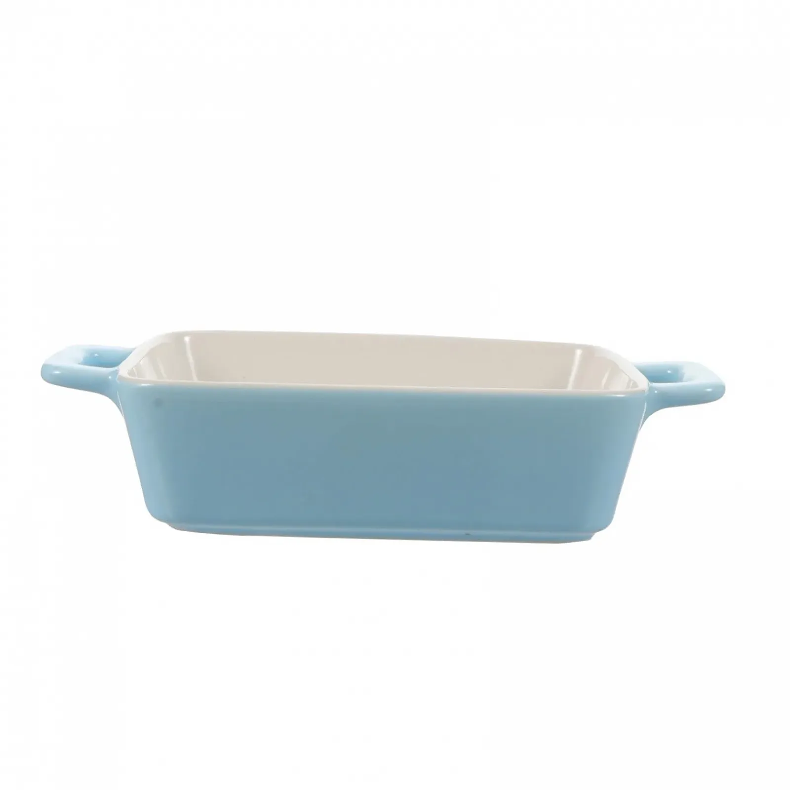 Форма для запікання Керамічна З високим бортом та двома ручками Блакитна, фото №1 Форма для запікання Керамічна З високим бортом та двома ручками Блакитна, фото №1