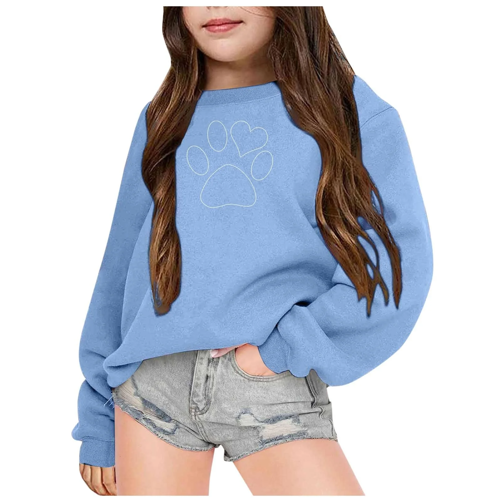 Толстовка для мальчиков 158 - детский осенне-зимний модный худи с круглым вырезом и принтом с длинными рукавами для мальчиков и девочек, теплый флисовый худи, фото №1