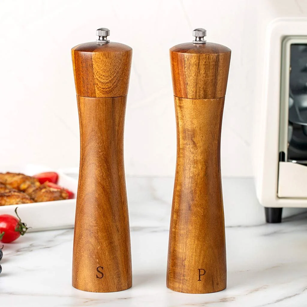 Ручная Мельница для специй Деревянная Многофункциональная с регулируемой грубостью, фото №5