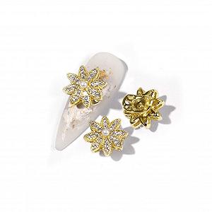 Вращающиеся роскошные 3D украшения для ногтей из циркона, 3 шт, хрустальные бриллианты для маникюра своими руками (Цвет: 04) - Фото 1