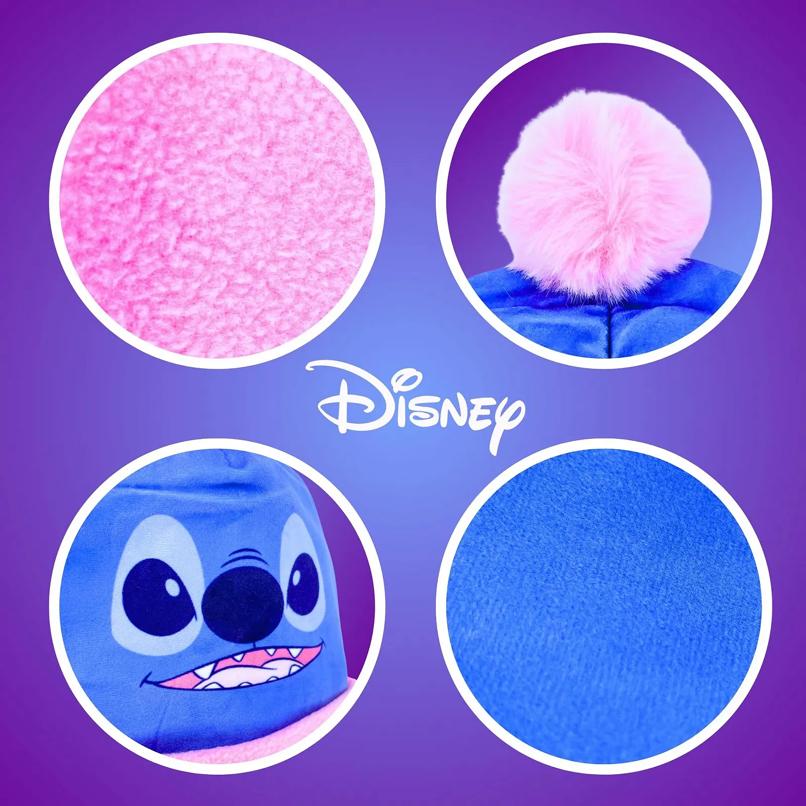 Шапка Disney Stitch для дівчат, зимова для дівчат, фото №6
