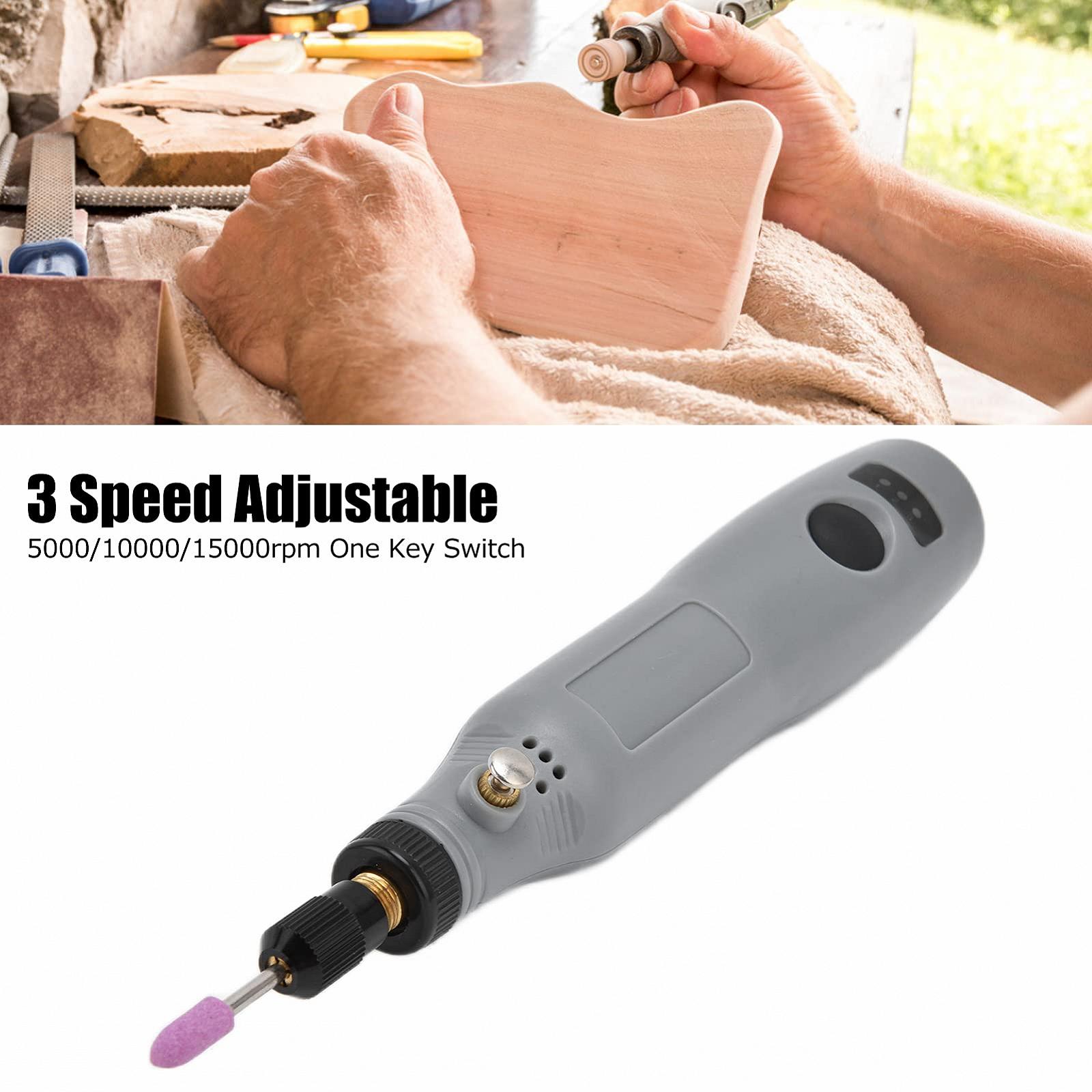 Акумуляторний Шурупокрут набір Mini Drill DC5V 3 швидкості регульовані міні електричний шліфувальний набір полірувальний інструмент для свердління різання гравірування сірий, фото №2 Акумуляторний Шурупокрут набір Mini Drill DC5V 3 швидкості регульовані міні електричний шліфувальний набір полірувальний інструмент для свердління різання гравірування сірий, фото №2