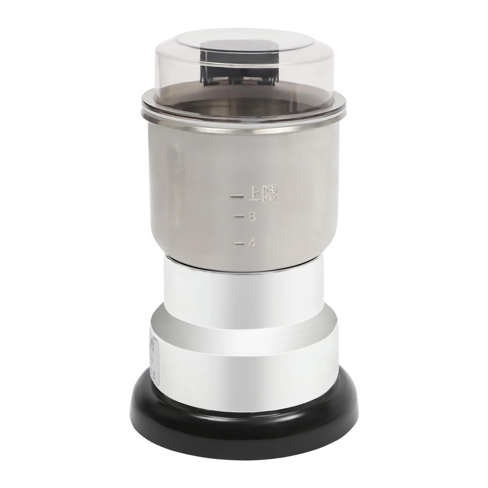 Електрична кавомолка 300 Вт,  з нержавіючої сталі для кавових зерен, горіхів, квасолі для сухих продуктів, ємність 500 мл, фото №6