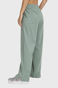 Штаны Under Armour Rival Wide Leg Pant S Зеленый synthetic.ua - Фото 1