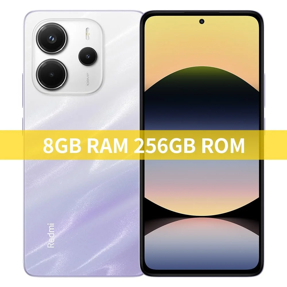 Смартфон XIAOMI Redmi Note 14 NFC 8GB+256GB Purple Mediatek Helio G99 Ultra 120Hz Дисплей Android 14 Основная камера 108MP 5500mAh Аккумулятор AMOLED Без зарядного устройства Purple, фото №2