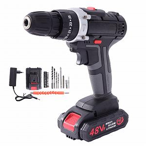 Купить Дрель шуруповерт Cordless Set Electric Professional Battery Impact Drill 48VF с LED подсветкой 220 V 1350 об/мин - Фото 1 Дрель шуруповерт Cordless Set Electric Professional Battery Impact Drill 48VF с LED подсветкой 220 V 1350 об/мин - Фото 1
