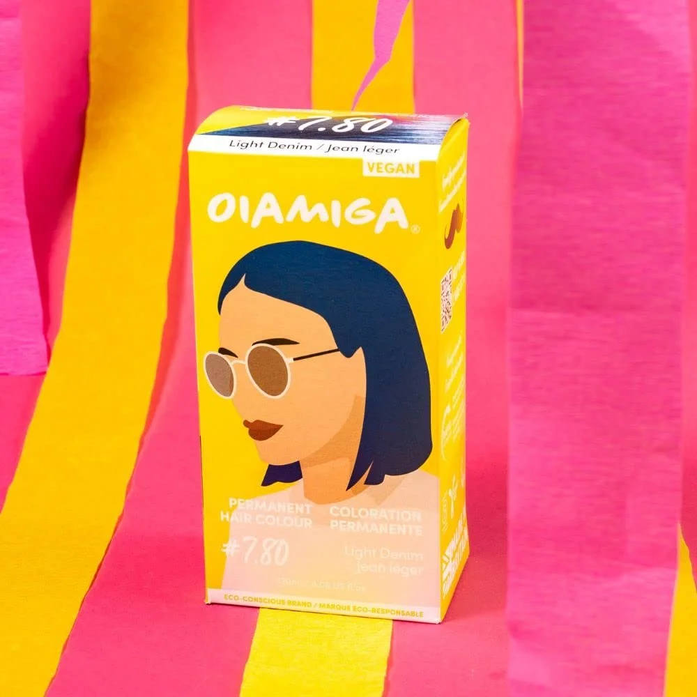 Стійка фарба для волосся Light Denim Oiamiga з натуральними інгредієнтами 120 мл, фото №6 Стійка фарба для волосся Light Denim Oiamiga з натуральними інгредієнтами 120 мл, фото №6