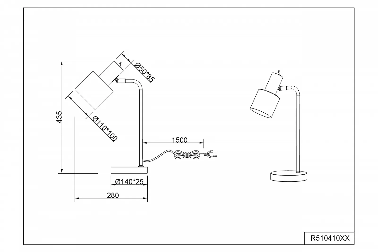 Настільна лампа Alfred Латунь Метал Матовий чорний E14 43 см, фото №7