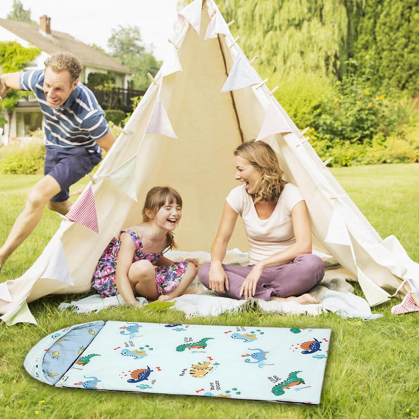 Спальний мішок Portable Funny Dinosaur для дітей Розмір 74.8х29.5 дюймів, фото №2