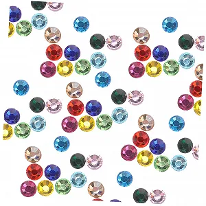 1440 штук Ювелирные изделия с бриллиантами для ногтей Украшения для маникюра Украшения для ногтей Стразы Украшения из драгоценных камней для поделок Бриллианты для ногтей Драгоценности для ногтей Стеклянный хрусталь - Фото 1